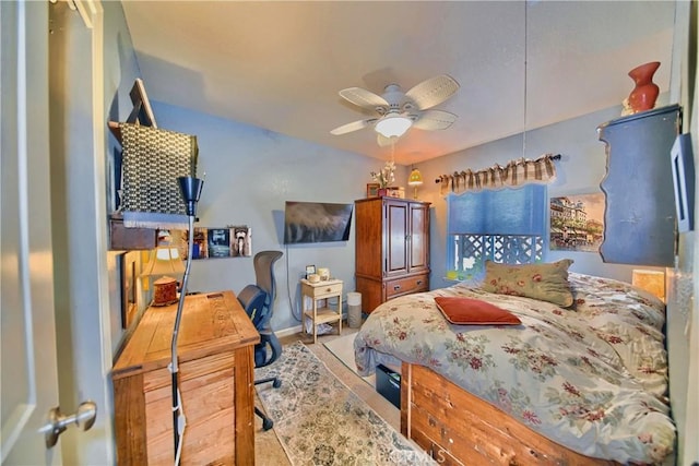 bedroom featuring baseboards