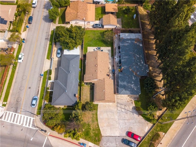 drone / aerial view featuring a residential view