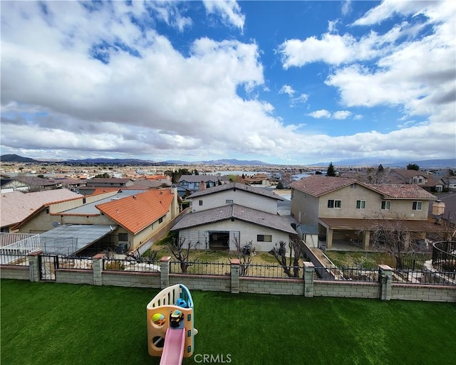 exterior space featuring a residential view