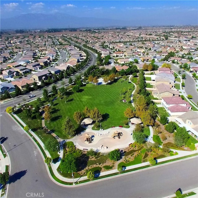 bird's eye view featuring a residential view