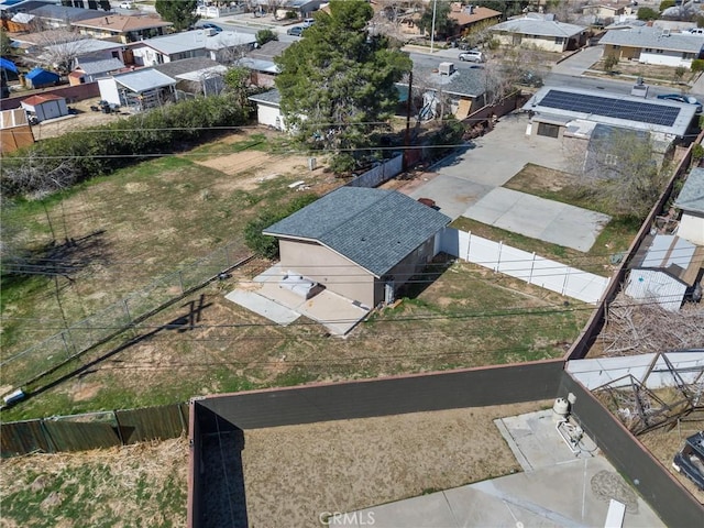 drone / aerial view featuring a residential view