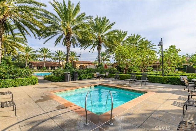 pool featuring a patio