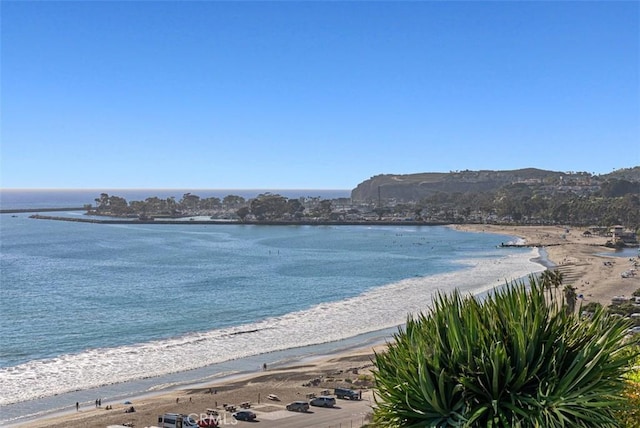 water view featuring a view of the beach