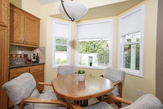 view of dining room