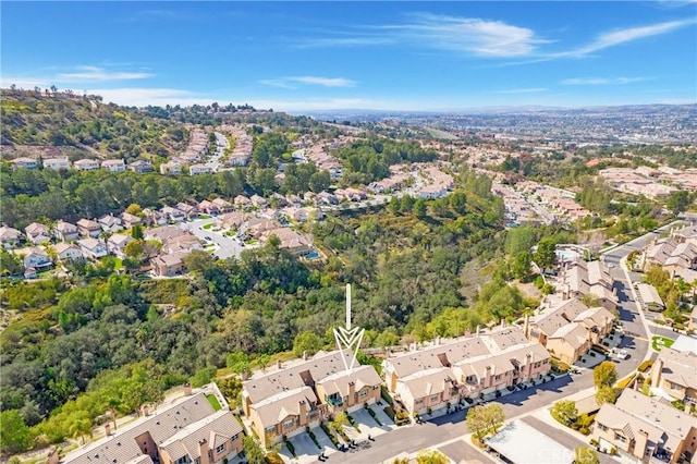 drone / aerial view featuring a residential view