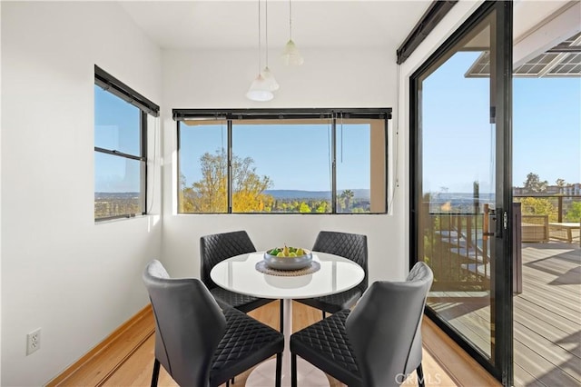 sunroom featuring plenty of natural light