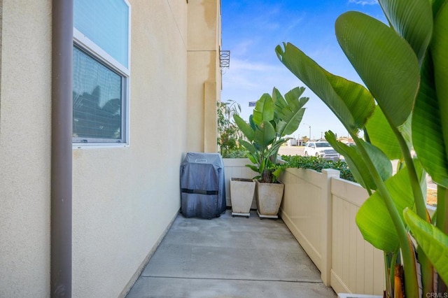 view of patio / terrace featuring area for grilling