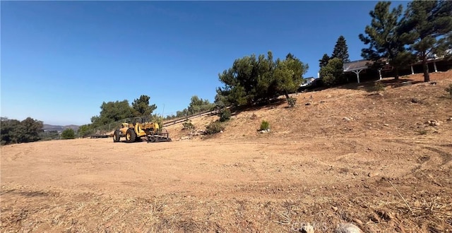 view of landscape featuring a rural view