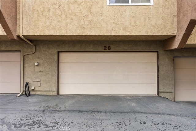 garage featuring visible vents