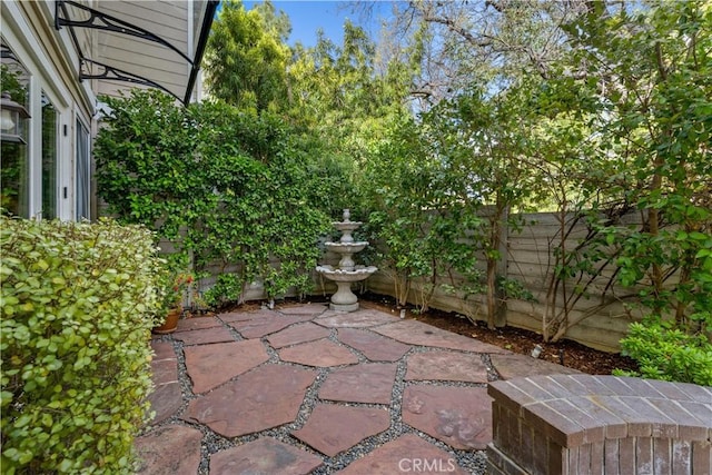 view of patio / terrace featuring a fenced backyard