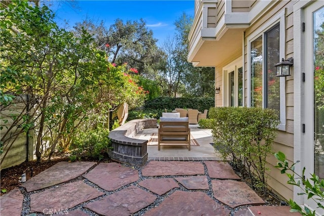 view of patio / terrace with outdoor lounge area