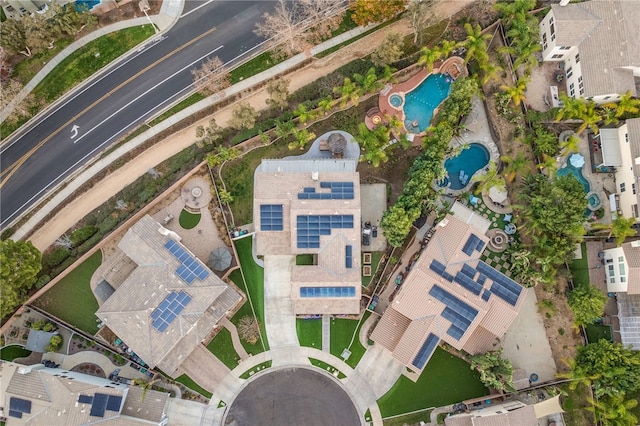 11119 Iris Ct, Corona, CA 92883 - drone / aerial view of a pool