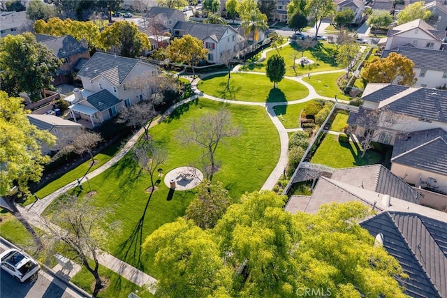 birds eye view of property featuring a residential view