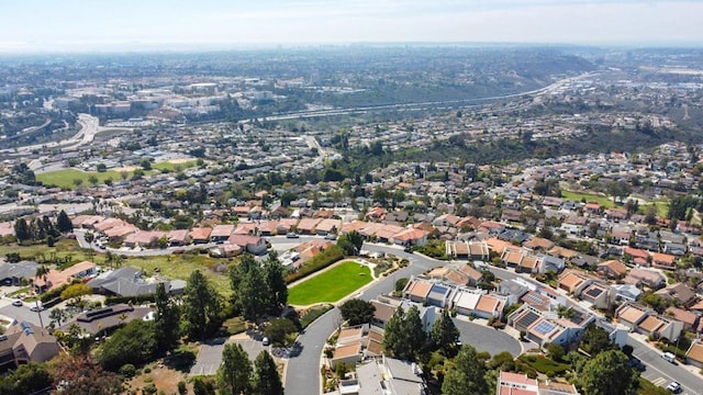 drone / aerial view featuring a residential view