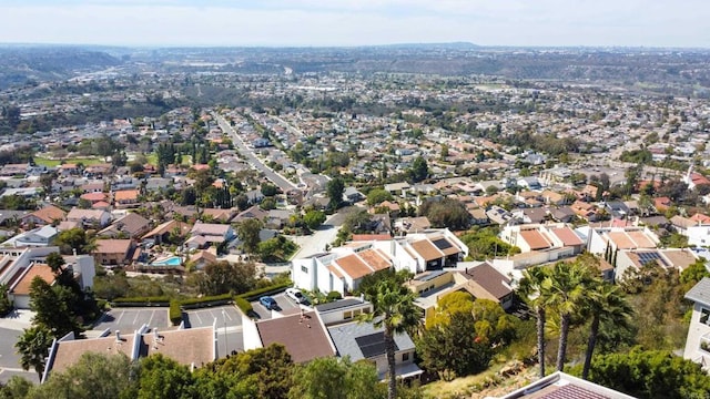 bird's eye view featuring a residential view