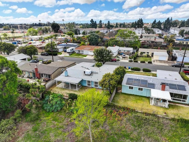 birds eye view of property featuring a residential view