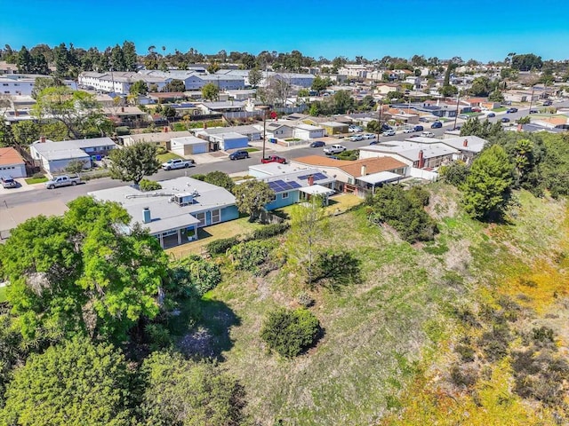 bird's eye view featuring a residential view