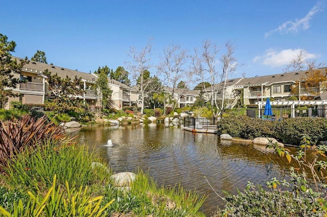 water view with a residential view