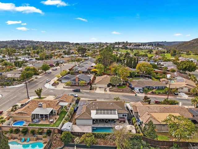 birds eye view of property featuring a residential view