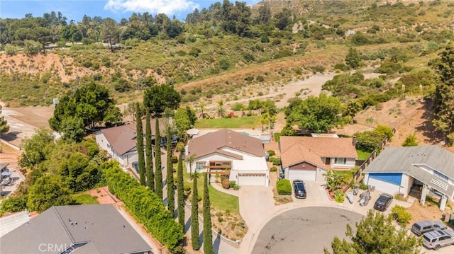 drone / aerial view featuring a residential view