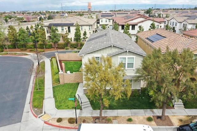 drone / aerial view featuring a residential view