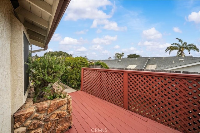 view of deck