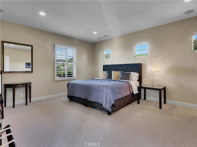 31801 Via Granada, San Juan Capistrano, CA 92675 - carpeted bedroom with baseboards, multiple windows, and recessed lighting