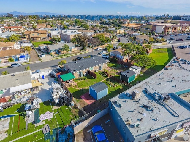 drone / aerial view featuring a residential view