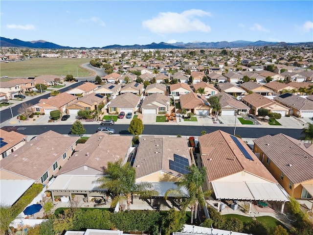 30283 Moon Star Cir, Menifee, CA 92584 - aerial view of property's location featuring nearby suburban area and a mountainous background
