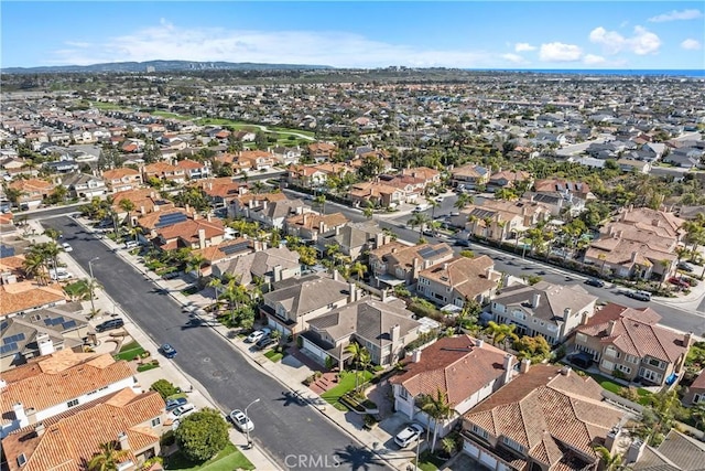 aerial view featuring a residential view