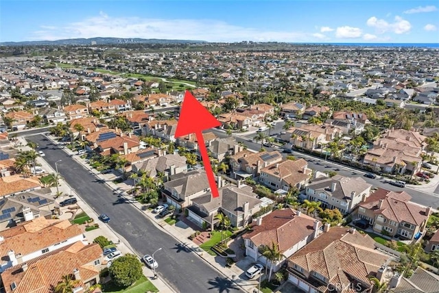 birds eye view of property featuring a residential view