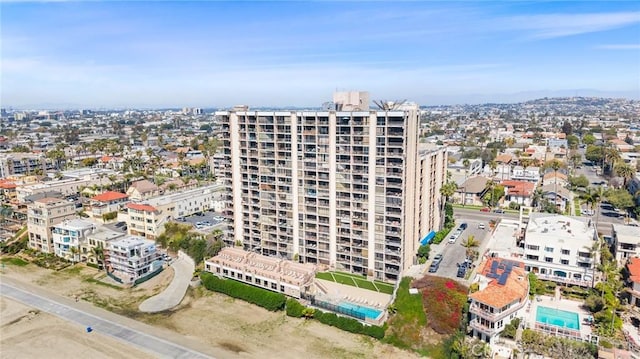 view of building exterior featuring a city view