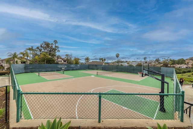 exterior space featuring fence