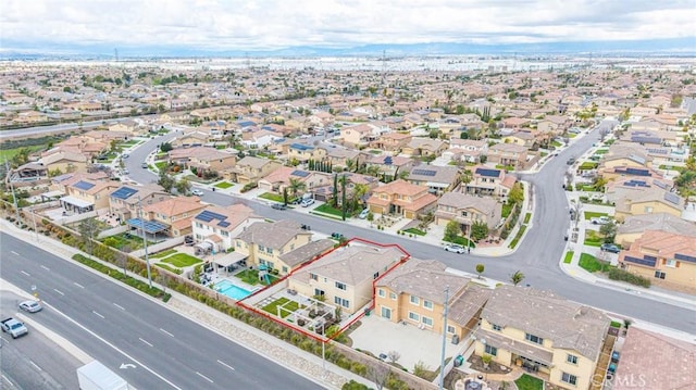 birds eye view of property featuring a residential view