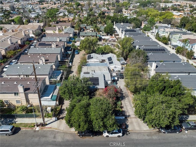 drone / aerial view featuring a residential view