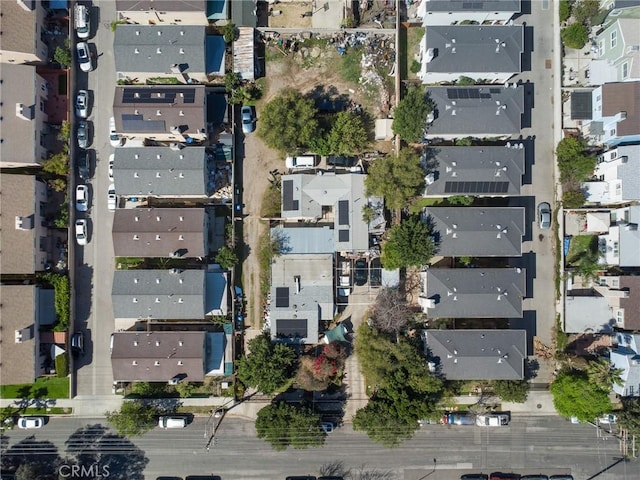 drone / aerial view featuring a residential view