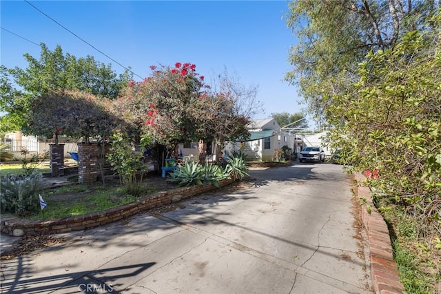 exterior space with driveway