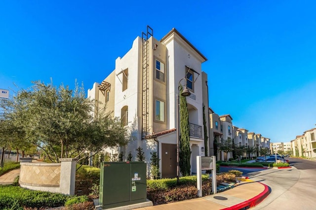 view of property featuring a residential view