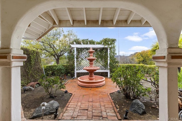 view of patio