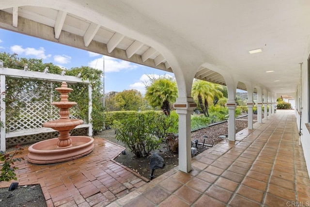 view of patio