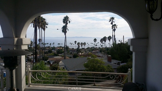 view of water feature