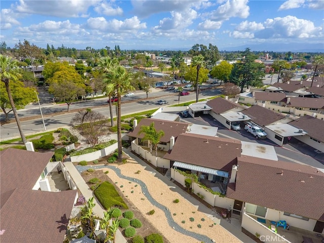 bird's eye view featuring a residential view