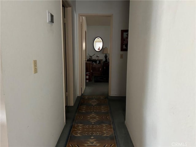 hallway featuring visible vents