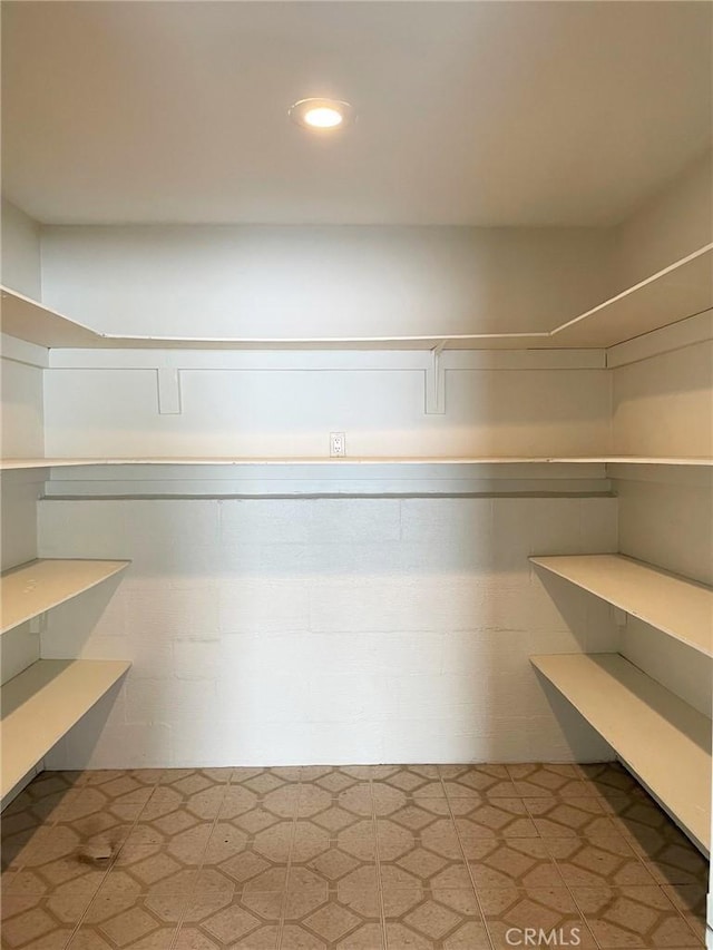 view of pantry