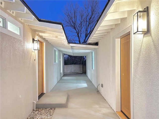 view of hallway