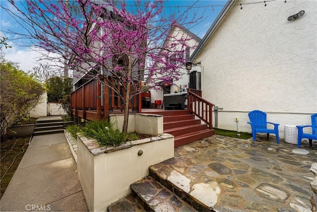 view of patio / terrace featuring a deck