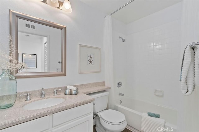 259 Chesterfield, Newport Beach, CA 92660 - full bathroom featuring toilet, vanity, and shower / tub combo with curtain