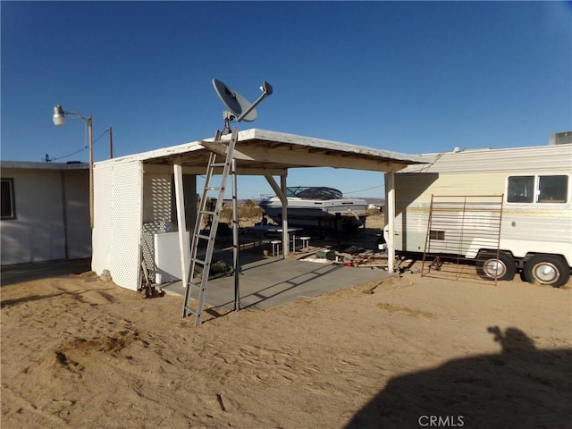 back of property with boat lift