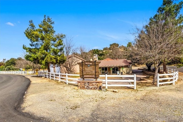 view of horse barn