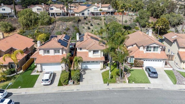 birds eye view of property featuring a residential view
